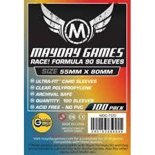 Mayday Games - 100ct - Race! Formula 90 Sleeves 55mm x 80mm available at 401 Games Canada