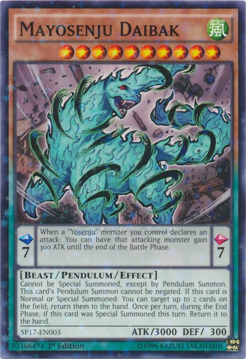 Mayosenju Daibak - SP17-EN003 - Starfoil Rare - 1st Edition available at 401 Games Canada