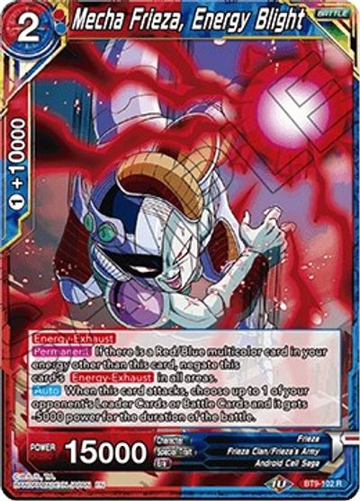 Mecha Frieza, Energy Blight - BT9-102 - Rare available at 401 Games Canada