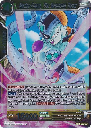 Mecha-Frieza, The Returning Terror - BT1-090 - Uncommon (Foil) available at 401 Games Canada