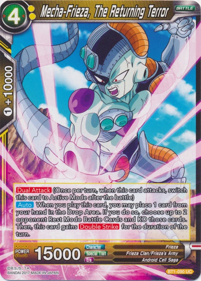 Mecha-Frieza, The Returning Terror - BT1-090 - Uncommon available at 401 Games Canada