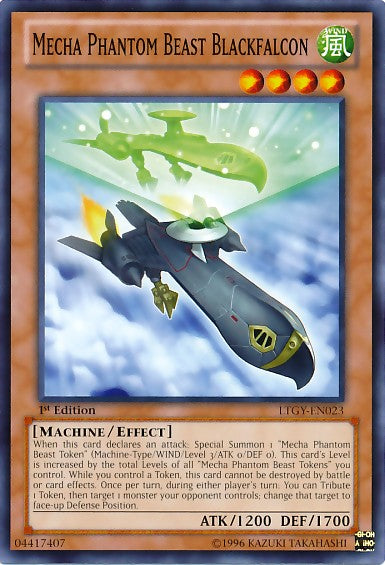 Mecha Phantom Beast Blackfalcon - LTGY-EN023 - Common - 1st Edition available at 401 Games Canada