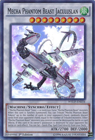 Mecha Phantom Beast Jaculuslan - WSUP-EN034 - Super Rare - 1st Edition available at 401 Games Canada