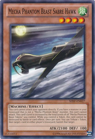 Mecha Phantom Beast Sabre Hawk - SHSP-EN027 - Common - Unlimited available at 401 Games Canada