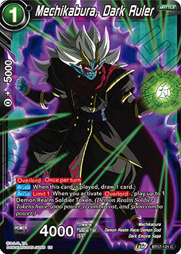 Mechikabura, Dark Ruler - BT17-121 - Common (Foil) available at 401 Games Canada