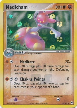 Medicham - 10/101 - Holo Rare - Reverse Holo available at 401 Games Canada