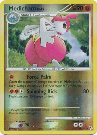 Medicham - 32/130 - Rare - Reverse Holo available at 401 Games Canada