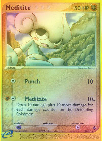Meditite - 37/97 - Uncommon - Reverse Holo available at 401 Games Canada