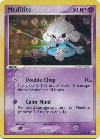 Meditite - 65/101 - Common - Reverse Holo available at 401 Games Canada