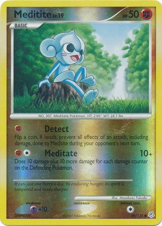 Meditite - 89/130 - Common - Reverse Holo available at 401 Games Canada