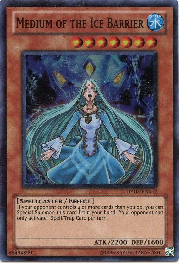 Medium of the Ice Barrier - HA02-EN012 - Super Rare - Unlimited available at 401 Games Canada