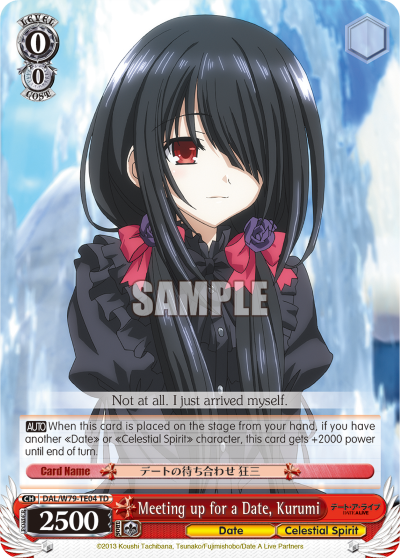 Meeting up for a Date, Kurumi - DAL/W79-TE04 - Trial Deck available at 401 Games Canada