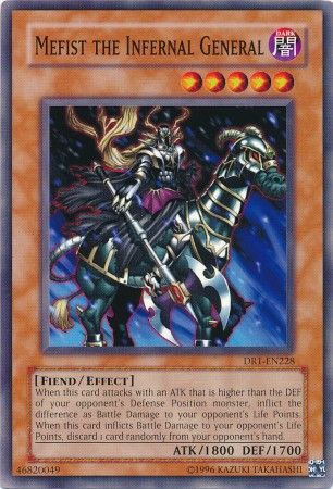 Mefist the Infernal General - DR1-EN228 - Common available at 401 Games Canada
