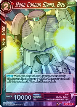 Mega Cannon Sigma, Bizu - BT3-024 - Common (Foil) available at 401 Games Canada