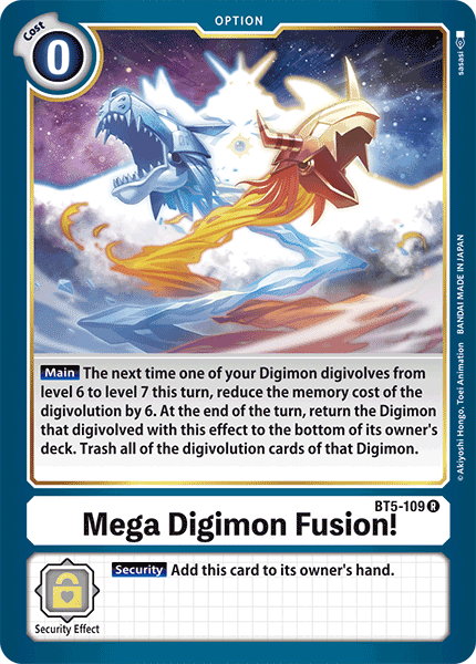 Mega Digimon Fusion! - BT5-109 - Rare available at 401 Games Canada