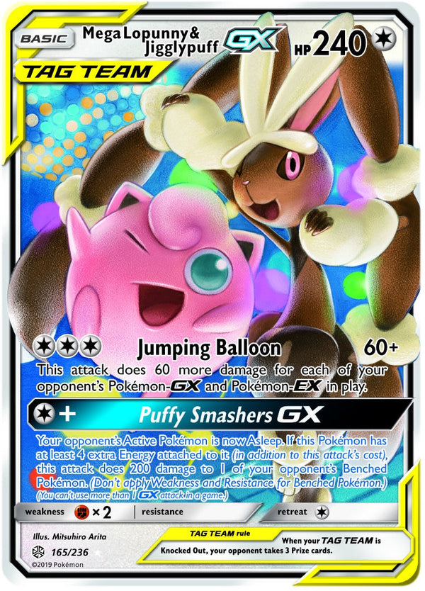 Mega Lopunny & Jigglypuff GX - 165/236 - Ultra Rare available at 401 Games Canada