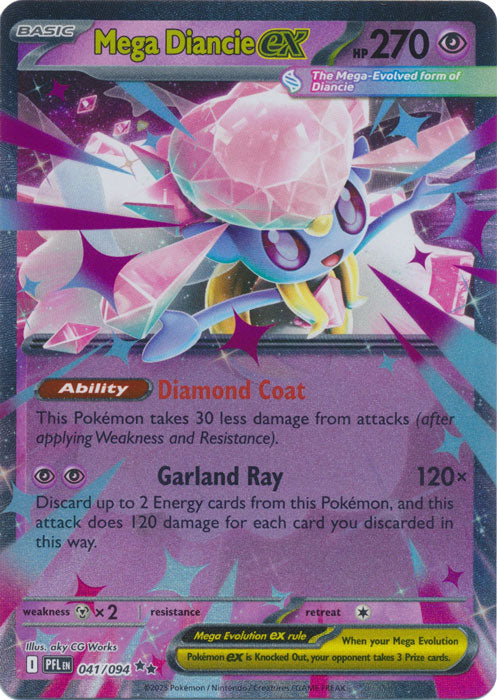 Mega Diancie ex - 041/094 - Double Rare