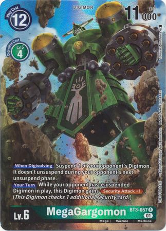 MegaGargomon (1-Year Anniversary Box Topper) - BT3-057 - Rare available at 401 Games Canada