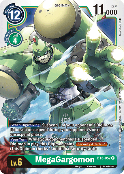 MegaGargomon - BT3-057 - Rare available at 401 Games Canada