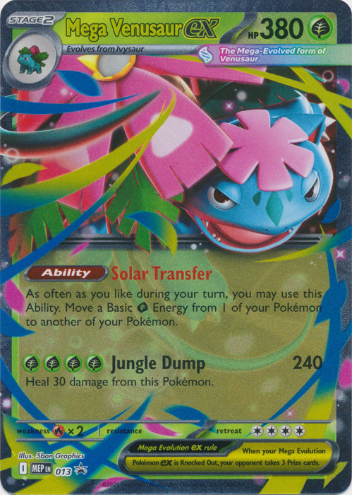 Mega Venusaur ex - MEP013 - Promo