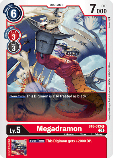 Megadramon - BT6-013 - Common available at 401 Games Canada