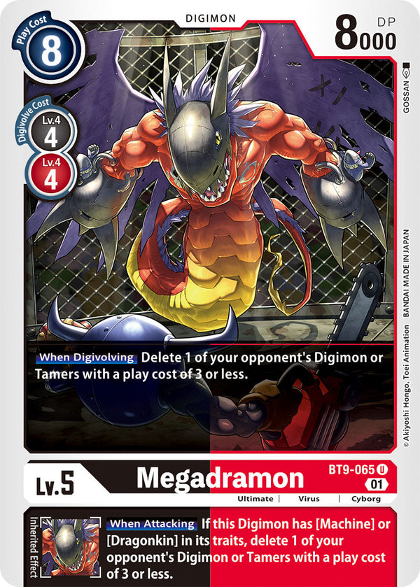 Megadramon - BT9-065 - Uncommon available at 401 Games Canada