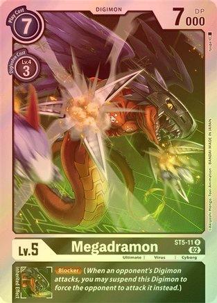 Megadramon (Resurgence Booster Reprint) - ST5-11 - Rare (Foil) available at 401 Games Canada