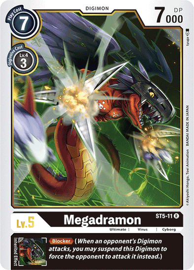 Megadramon - ST5-11 - Rare available at 401 Games Canada