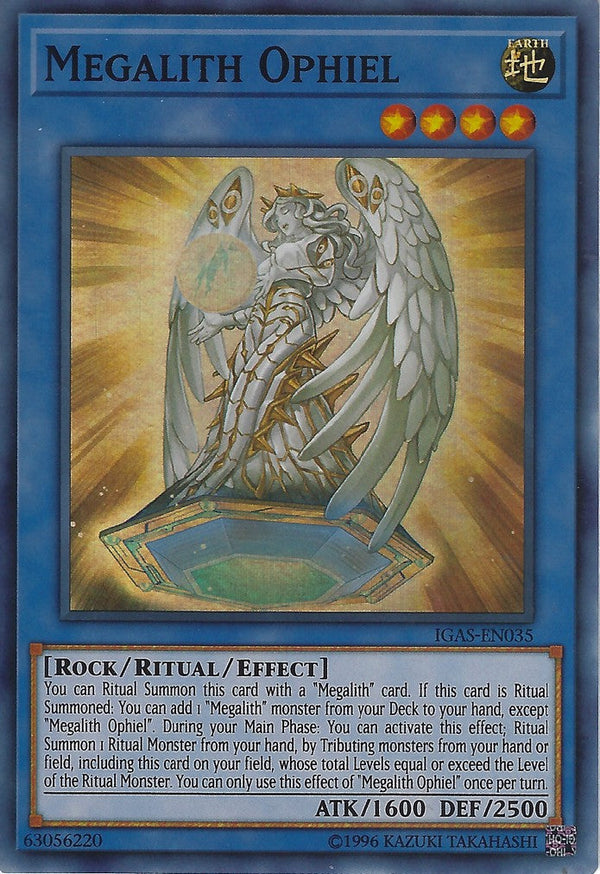Megalith Ophiel - IGAS-EN035 - Super Rare - Unlimited available at 401 Games Canada