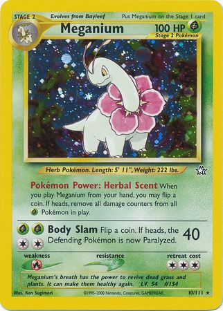 Meganium - 10/111 - Holo - Unlimited available at 401 Games Canada