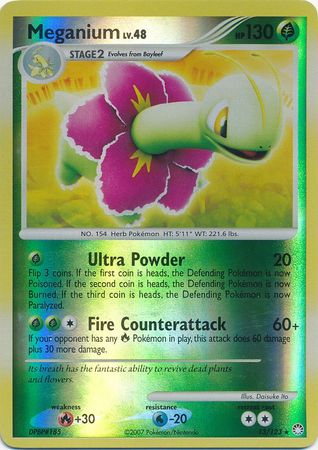 Meganium - 13/123 - Holo Rare - Reverse Holo available at 401 Games Canada