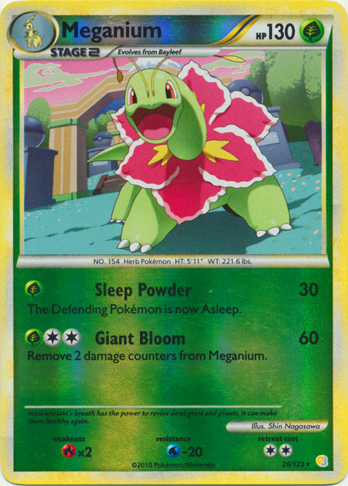 Meganium - 26/123 - Rare - Reverse Holo available at 401 Games Canada