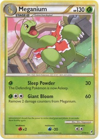 Meganium - 27/95 - Rare available at 401 Games Canada