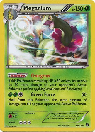 Meganium - 3/122 - Holo Rare available at 401 Games Canada