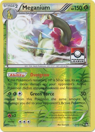 Meganium - 3/122 - League Promo available at 401 Games Canada