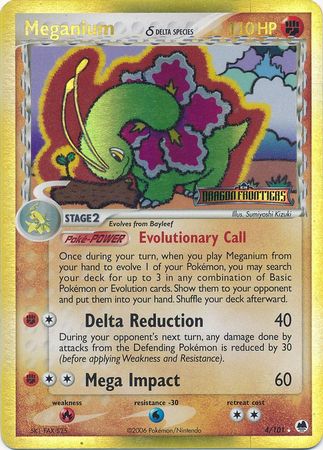 Meganium - 4/101 - Holo Rare - Reverse Holo available at 401 Games Canada