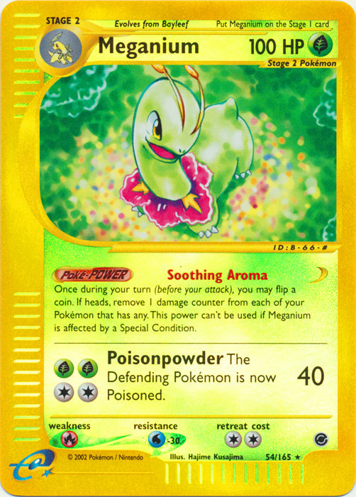Meganium - 54/165 - Rare - Reverse Holo available at 401 Games Canada