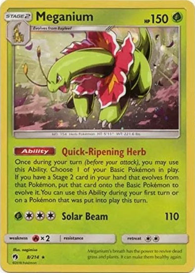 Meganium - 8/214 - Holo Promo (Cosmos Holo) available at 401 Games Canada