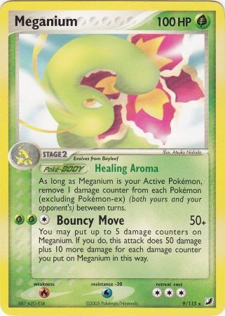 Meganium - 9/115 - Rare - Theme Deck Exclusive available at 401 Games Canada