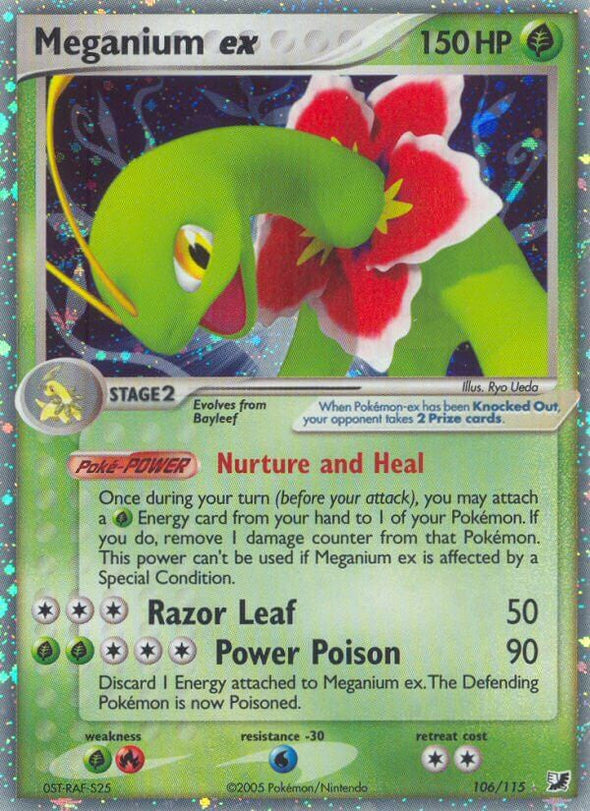 Meganium ex - 106/115 - Ultra Rare available at 401 Games Canada