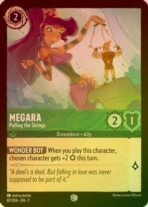 Megara (Pulling the Strings) - 87/204 - Common (Foil) available at 401 Games Canada