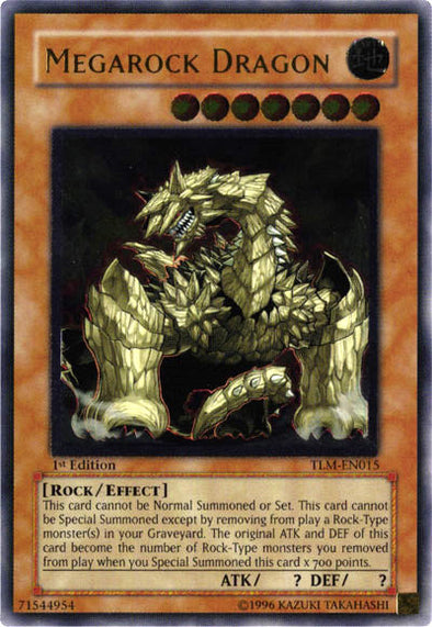 Megarock Dragon - TLM-EN015 - Ultimate Rare - 1st Edition available at 401 Games Canada