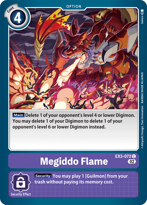 Megiddo Flame - EX3-072 - Common available at 401 Games Canada