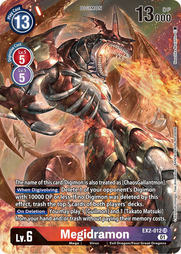 Megidramon (Alternate Art) - EX2-012 - Super Rare available at 401 Games Canada