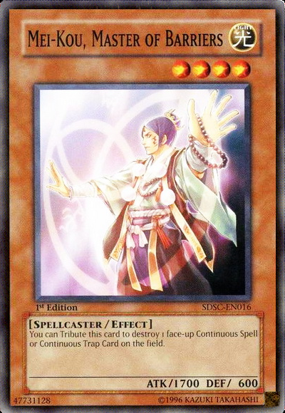 Mei-Kou, Master of Barriers - SDSC-EN016 - Common - 1st Edition available at 401 Games Canada