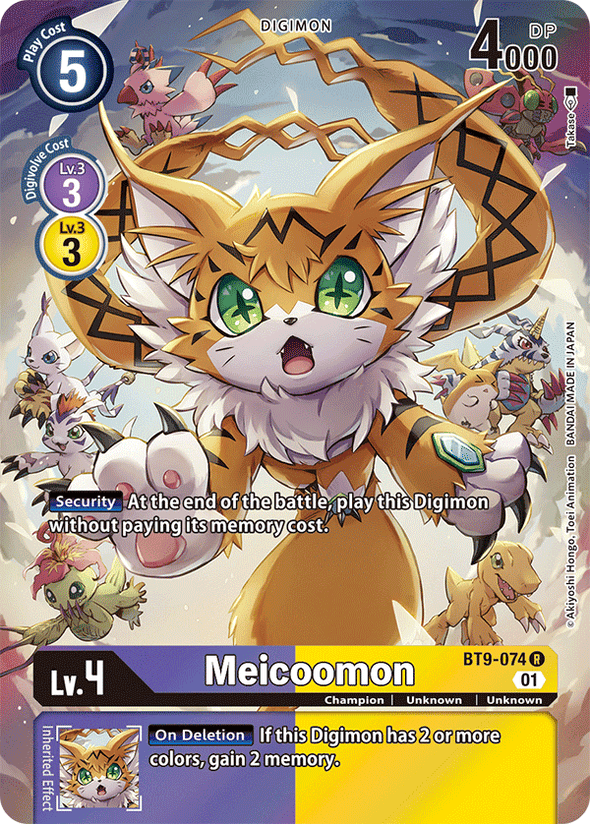 Meicoomon (Alternate Art) - BT9-074 - Rare available at 401 Games Canada