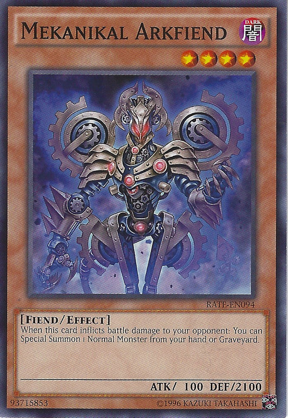 Mekanikal Arkfiend - RATE-EN094 - Common - Unlimited available at 401 Games Canada