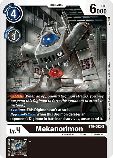 Mekanorimon - BT5-062 - Common available at 401 Games Canada