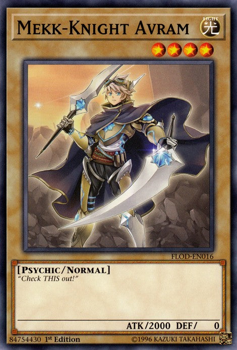 Mekk-Knight Avram - FLOD-EN016 - Common - 1st Edition available at 401 Games Canada