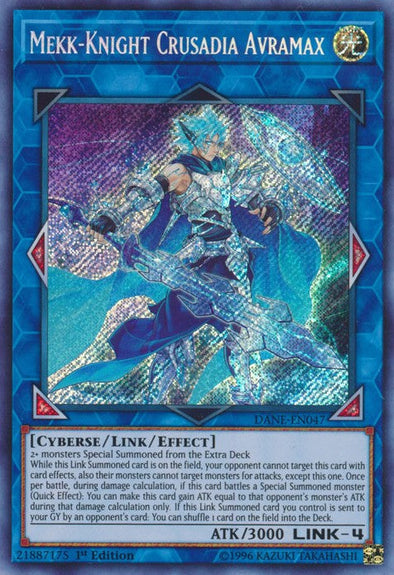 Mekk-Knight Crusadia Avramax - DANE-EN047 - Secret Rare - 1st Edition available at 401 Games Canada